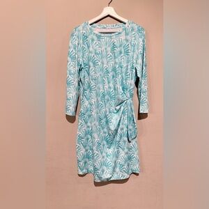 Vineyard Vines performance dress blue White Women XL athletic Casual Summer